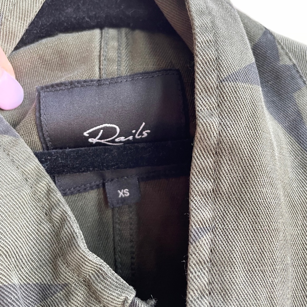 Rails Stars Army Jacket Xs - image 3